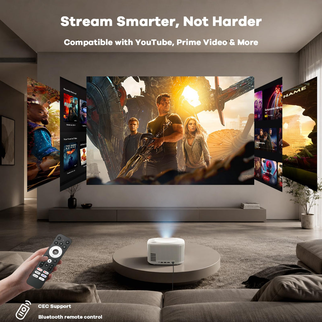 Outdoor-Projector-4K with WiFi and Bluetooth:[3500 Bright/60W Dolby Audio/Official Licensed Apps],Smart-Projector with AI Auto Focus,ONOAYO ONO5Pro 2.0 Movie Projector for Indoor/Outdoor 2026New - Flex Gamingproduct_type
