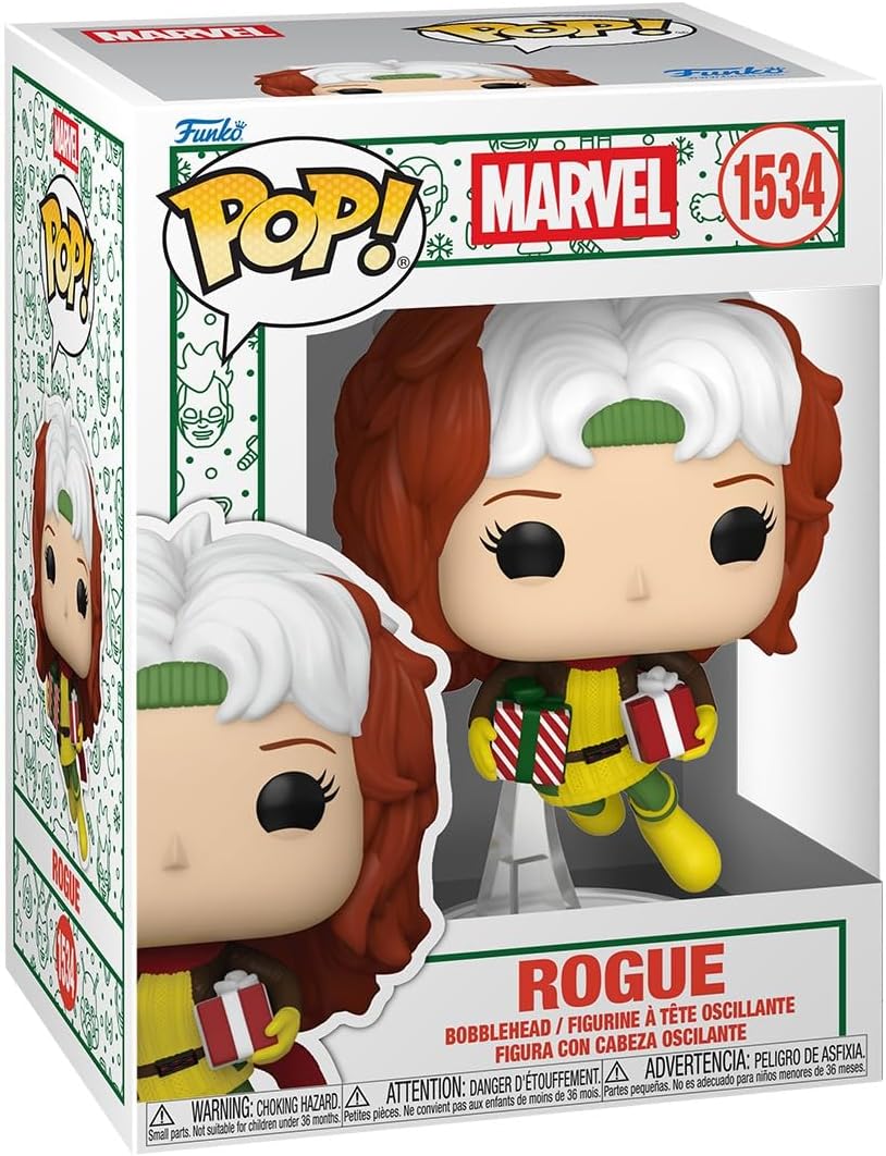 Funko POP! Marvel: HoliDivas - Rogue - X-Men | Official Superheroes Merch - Collectable Vinyl Figurine for Shelf Display - Birthday Gift Idea for Fans and Collectors