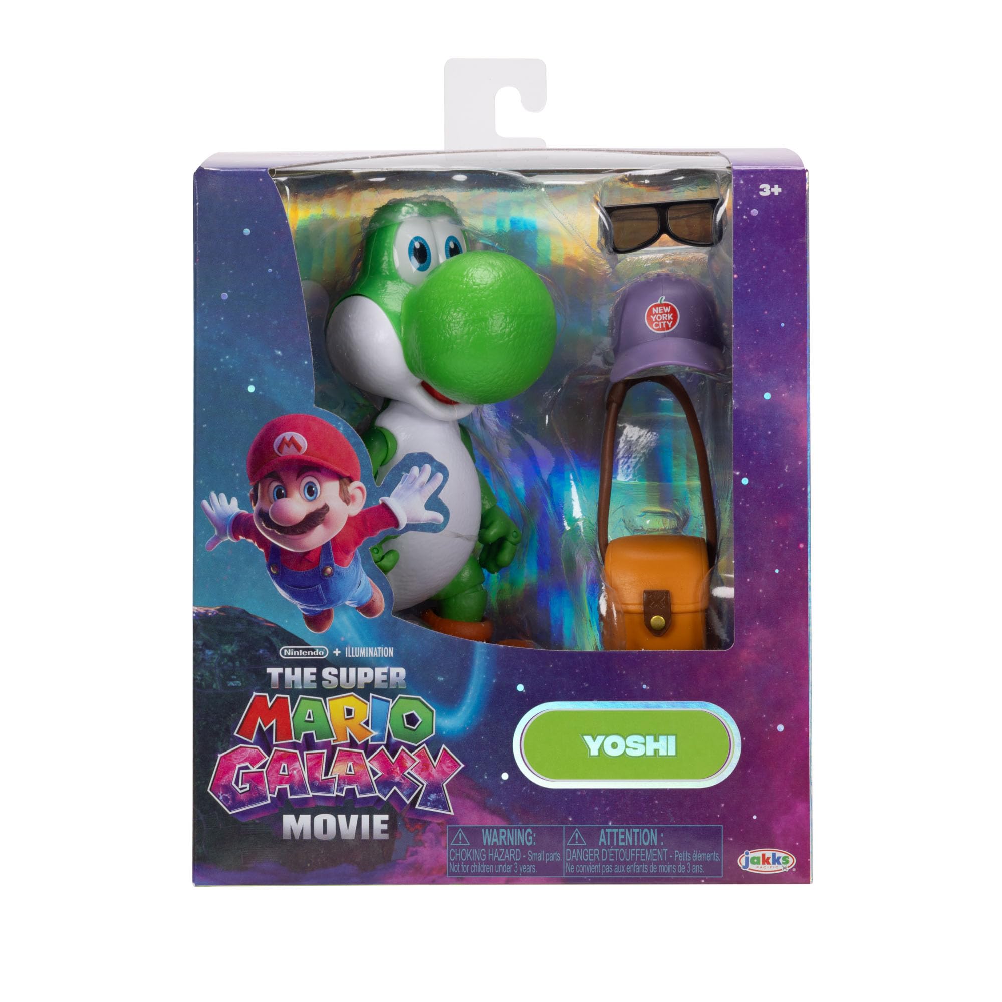 The Super Mario Galaxy Movie 5” Action Figures Series 1 – Bowser Jr. Figure with Paint Brush Accessory - Premium Details and 17 Points of Articulation