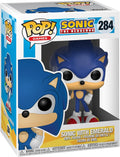 Funko POP! Games: Sonic the Hedgehog - Sonic with Emerald | Official Video Games Merch - Collectable Vinyl Figurine for Shelf Display - Birthday Gift Idea for Fans and Collectors