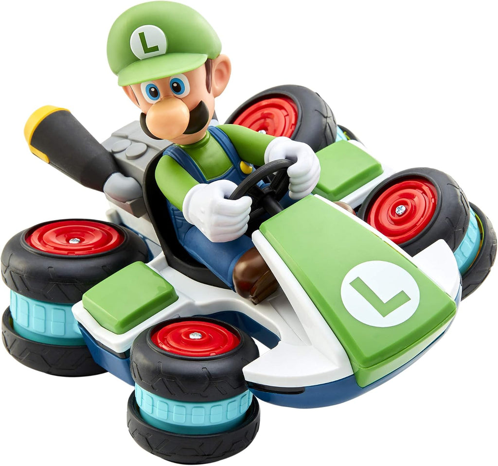 Nintendo Mario Kart 8 Luigi Mini Anti-Gravity Rc Racer 2.4Ghz, with Full Function Steering Create 360 Spins, Whiles & Drift!Up to 100'. Range - for Kids Ages 4+