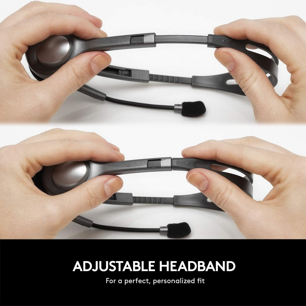 Logitech H111 Stereo Headset – Black