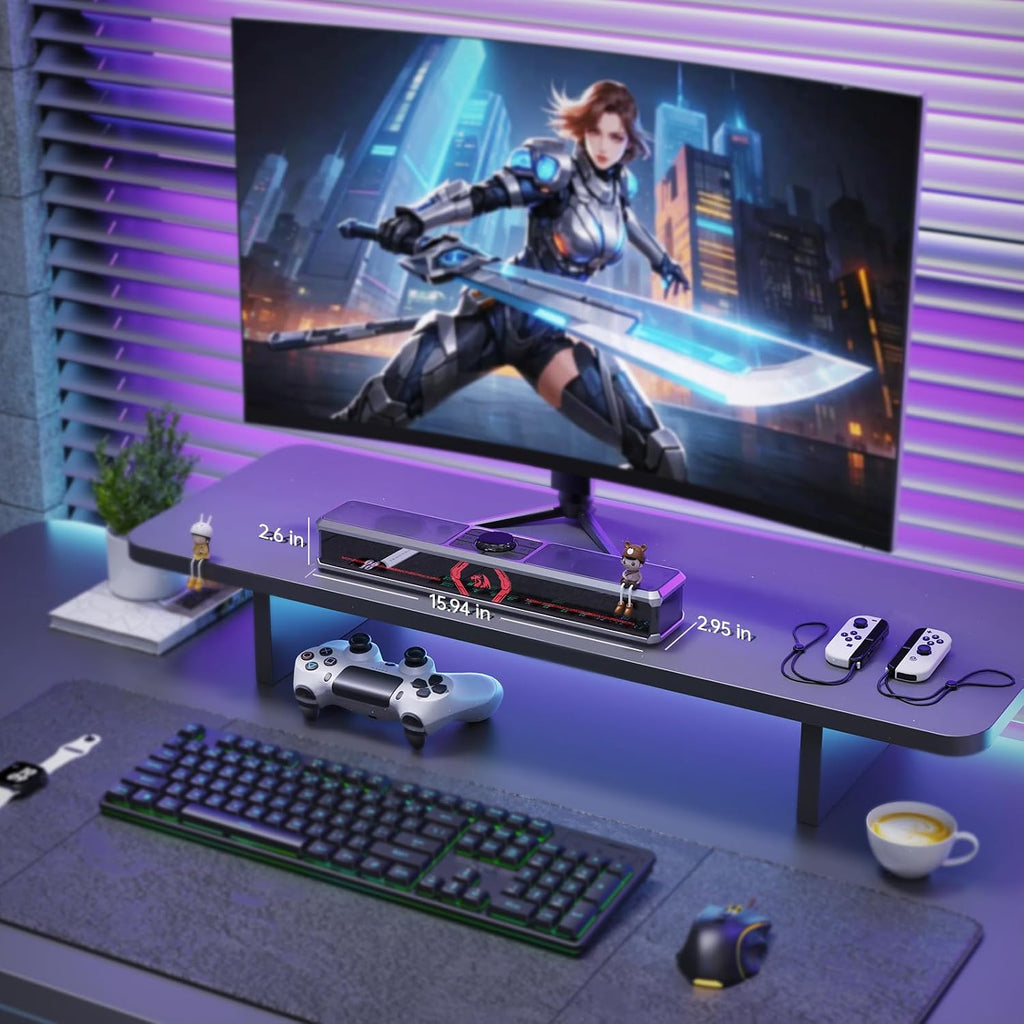 Redragon GS524 Stereo Desktop Soundbar with Bluetooth & RGB