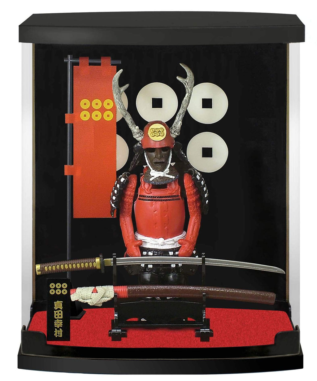 MEISTER JAPAN Samurai Figure Yamamoto Kansuke 8.3" w/Katana & Case | 1:10 scale armor honoring the Takeda strategist, with stand, flag & kakedai stand; dust-proof, gift for history fans - Flex Gamingproduct_type