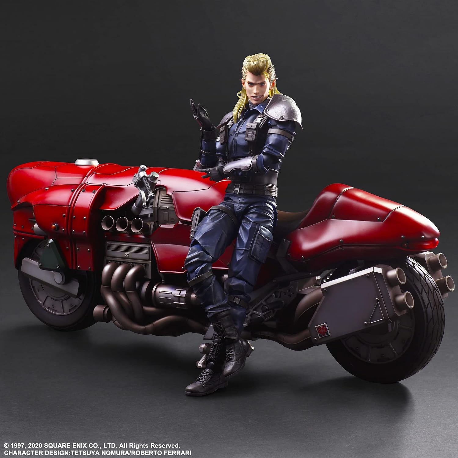 Square Enix Final Fantasy VII Remake - Roche & Moto - Play Arts Kai Fig. et Véhi.