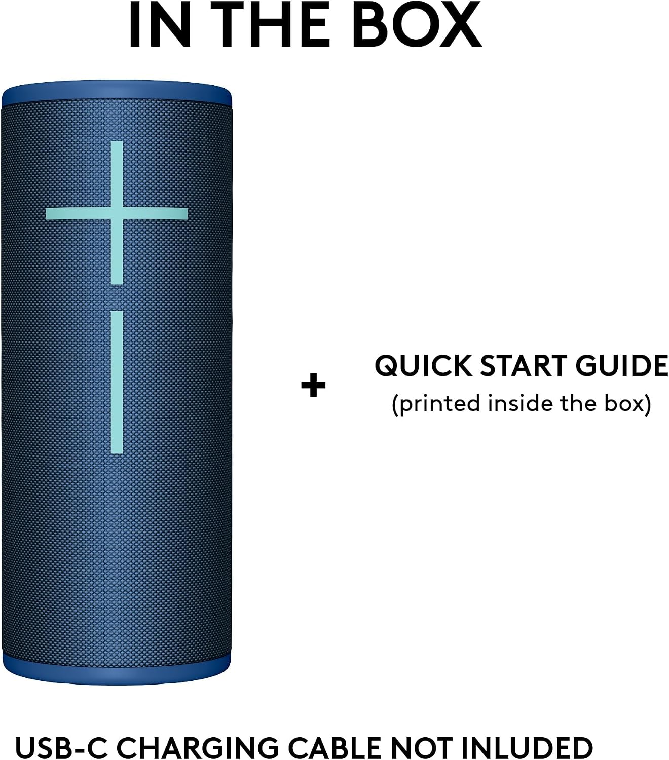 Ultimate Ears Boom 4 Portable Bluetooth Speaker, Waterproof - Blue | Balanced 360-degree sound, clear audio, deep bass, floating design, 15-hour battery life, 147ft (45m) wireless range