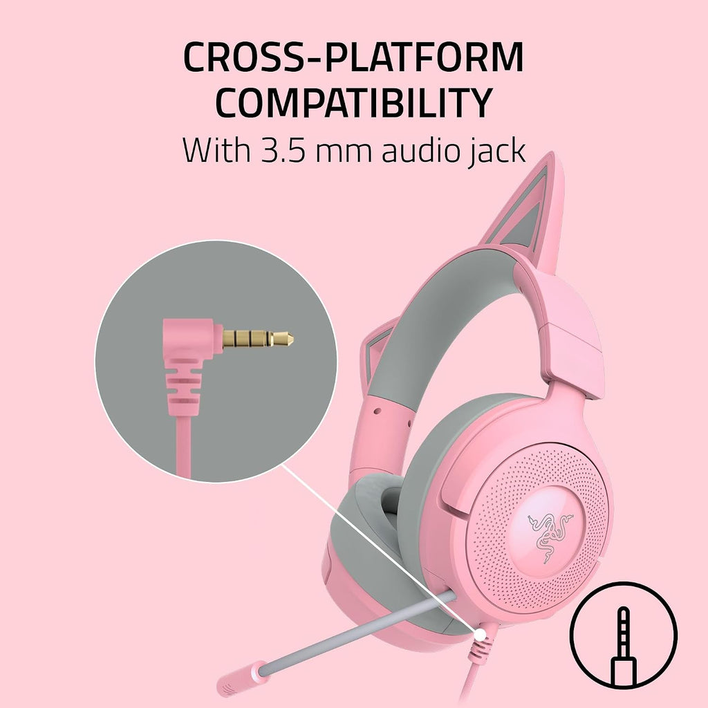 Razer Kraken Kitty V3 X Wired Gaming Headset – 3 Colors