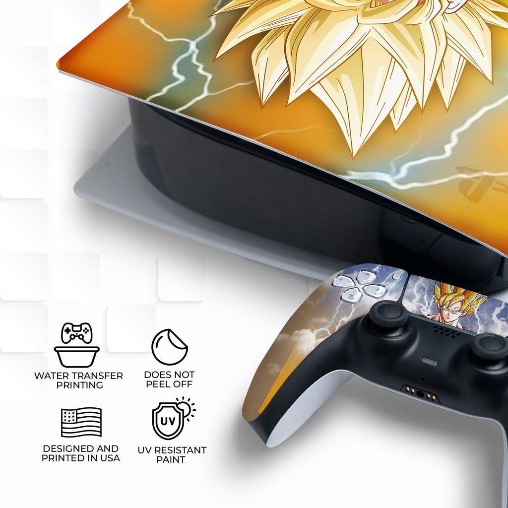 BCB Controllers Custom Console Face Plate Compatible with PS_5 Console | Console Cover for Play_Station 5 | Proudly Customized in USA with Permanent Hydro-DIP Printing (NOT JUST A Skin) - Flex Gamingproduct_type