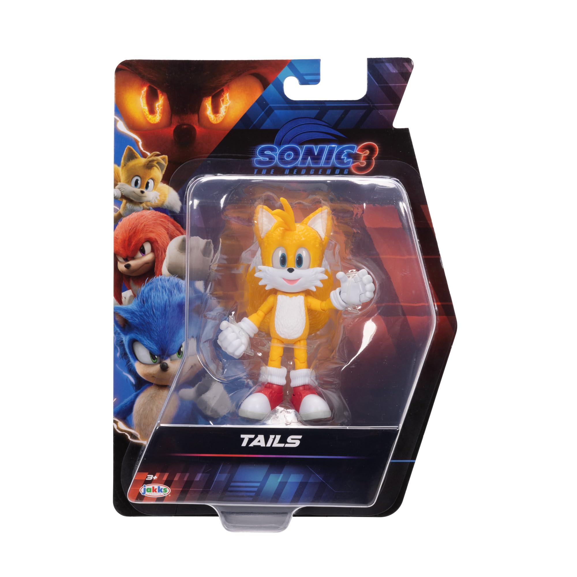 Sonic The Hedgehog – 5-Inch Shadow Action Figure – 20+ Points of Articulation – Official Collector Toy – Boys & Girls Ages 3+ | Sonic The Hedgehog Movie 5 Inch Action Figure Wave 1 - Shadow (Closed Mouth)