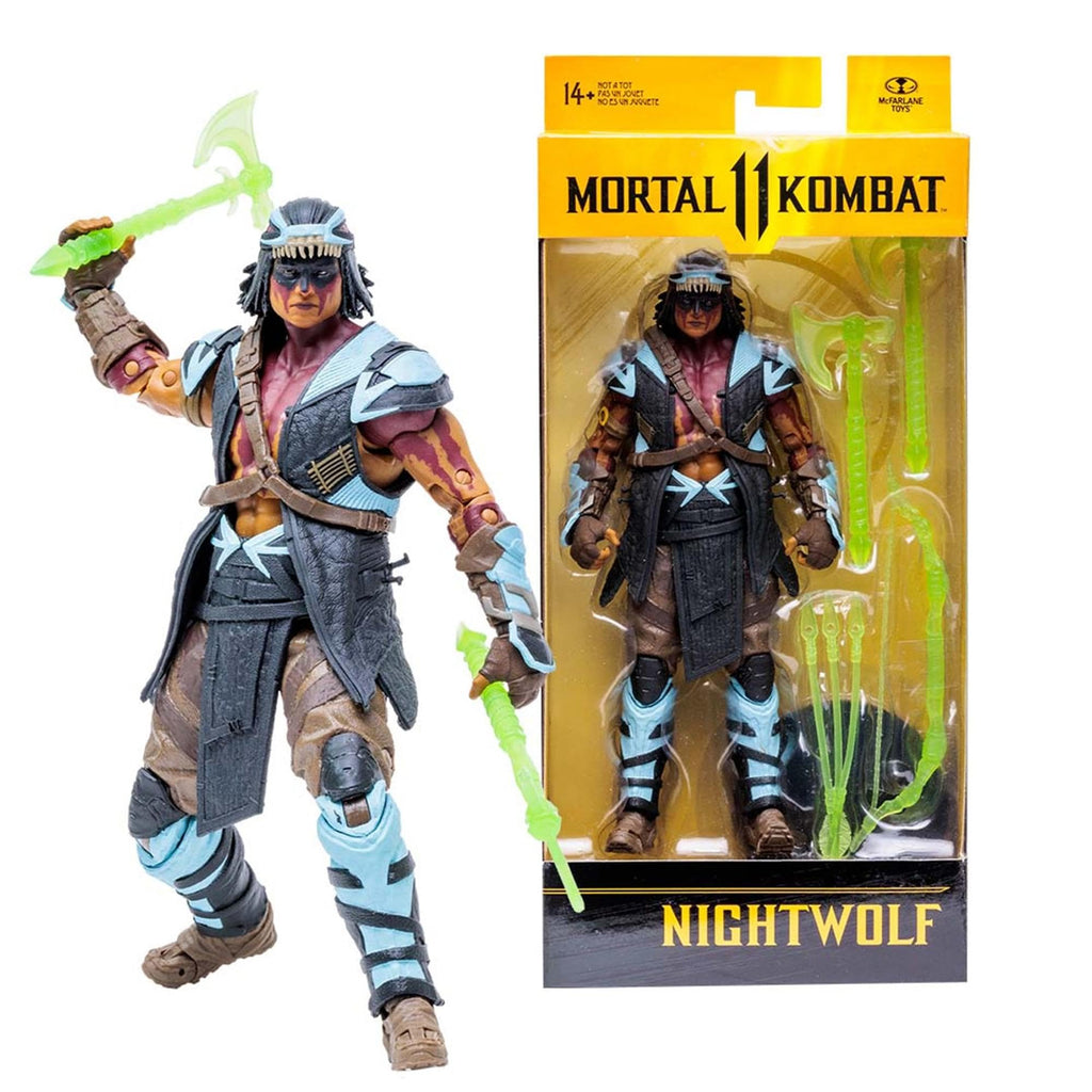 McFarlane - Mortal Kombat 7" Figures Wave 9 - Nightwolf | Mortal Kombat 7 Inch Action Figure Wave 9 - Nightwolf