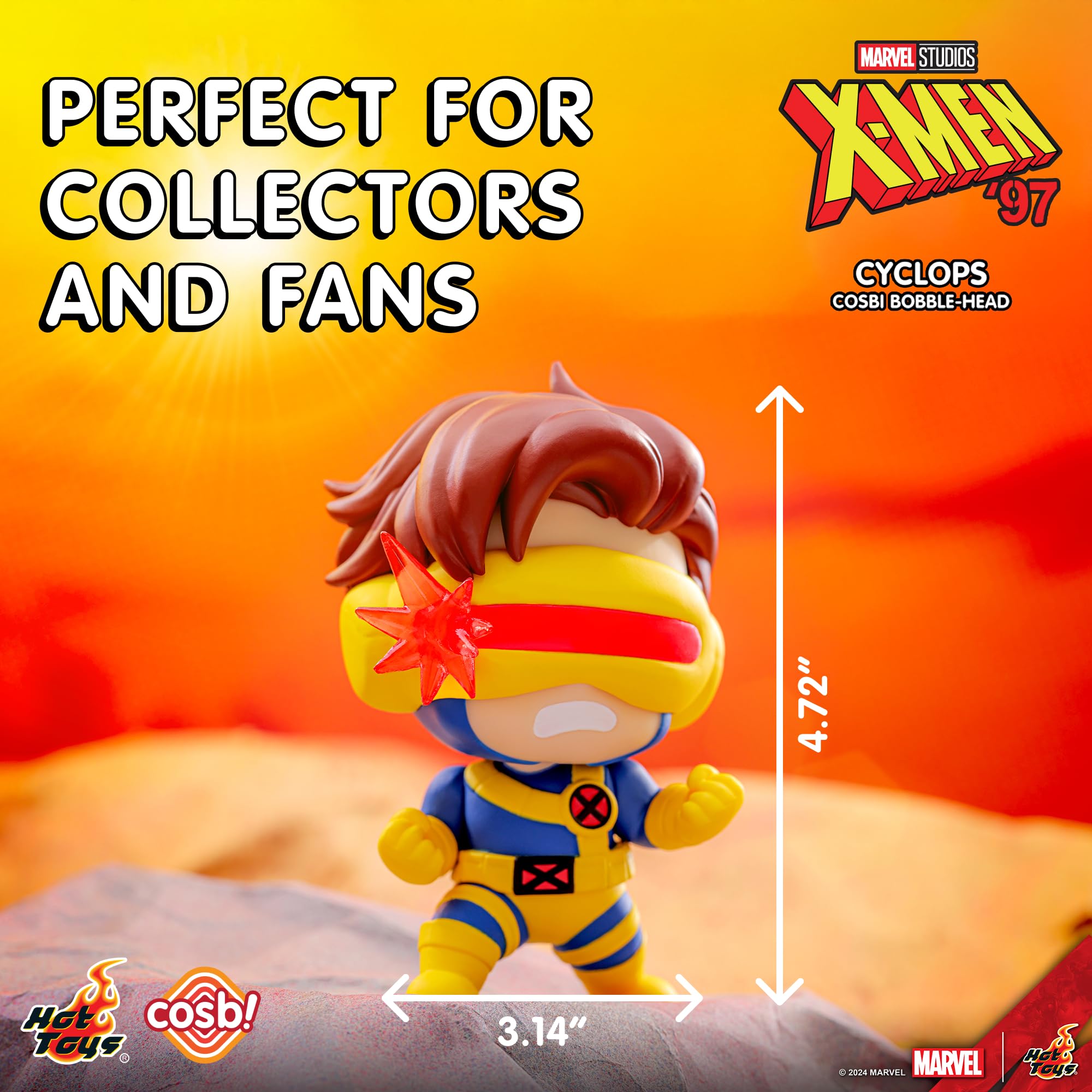 YuMe X-Men 97 Blind Box Collectible Mini Figure & Accessories | Cosbi Bobble Head Collection | Official Marvel Studios Merchandise | Toy Gift for Kids & Adults | 9 Figures to Collect Including 1 Chase