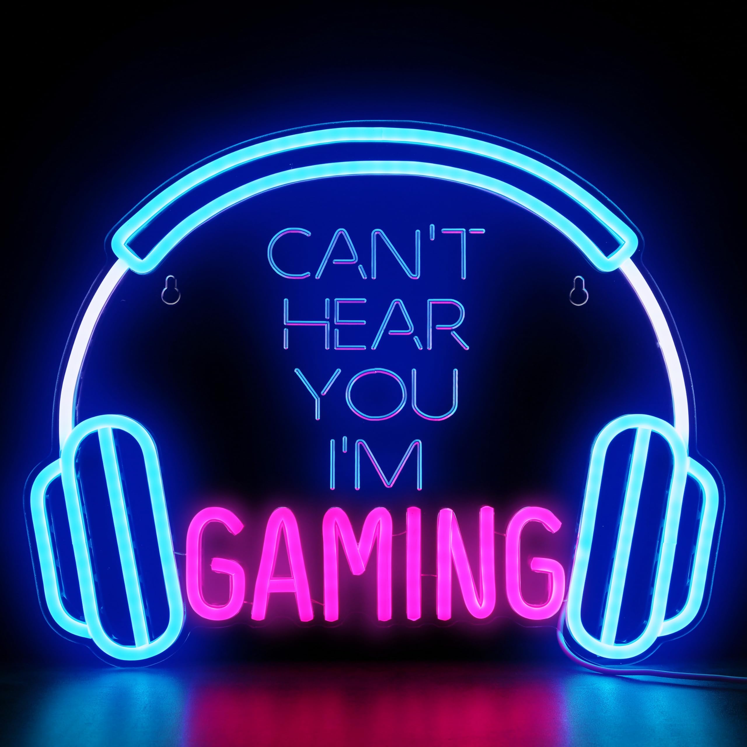 Kavaas Gamer Neon Sign, UV Printed Gaming Neon Sign for Gamer Room Decor - LED Video Game Neon Lights for Bedroom Boys, Gaming Wall decor - Best Gamer Gifts for Teenage Boys, Christmas - Flex Gamingproduct_type