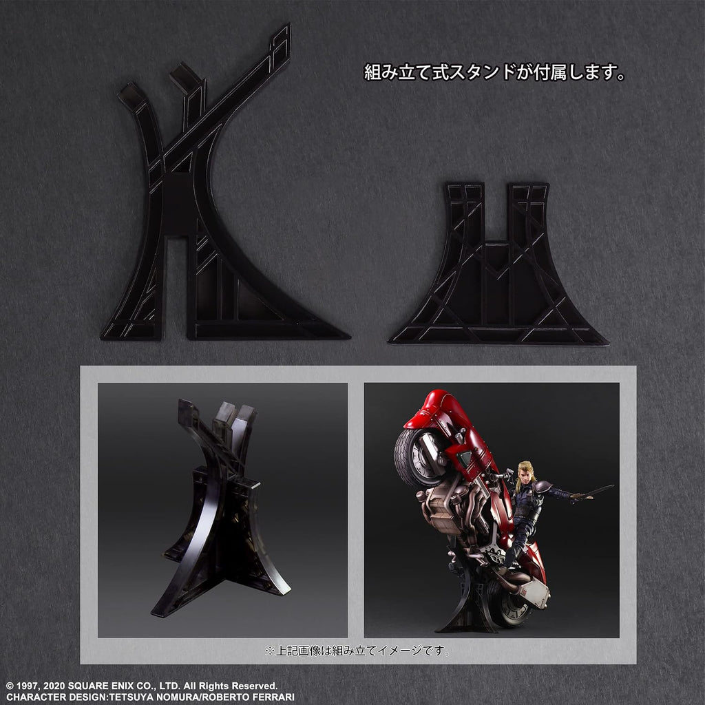 Square Enix Final Fantasy VII Remake - Roche & Moto - Play Arts Kai Fig. et Véhi.