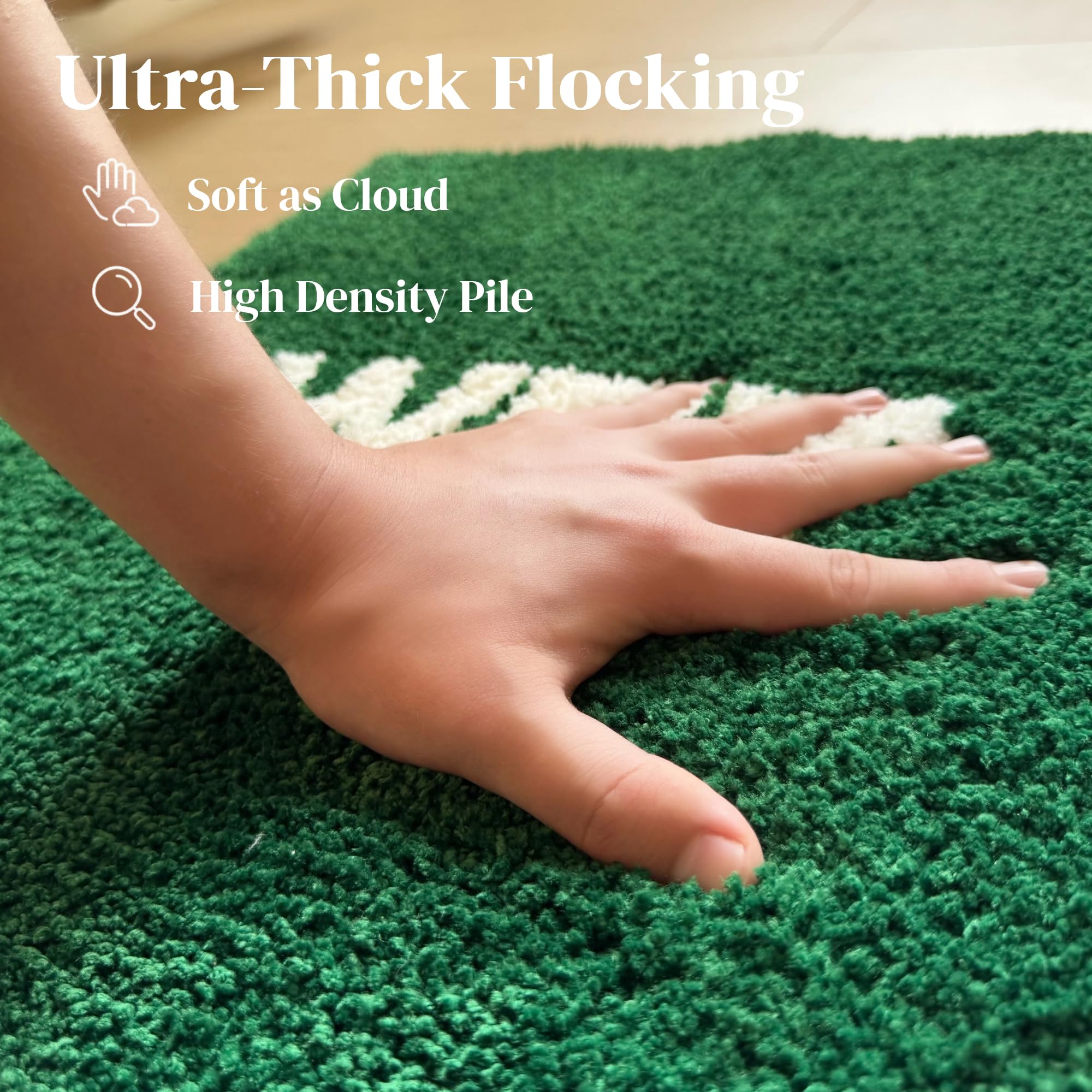 Graduation Bear Rug - Hypebeast Room Decor, Ultra-Soft Hypebeast Rugs with TPR Non-Slip Backing, Trendy Cloud-Like Plush Cute Carpet, Cool Rugs for Bedroom & Man Cave (28"x28") - Flex Gamingproduct_type