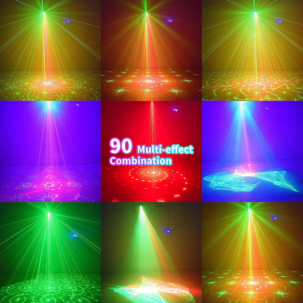 Enjoyedled 3-in-1 Nebula Laser DJ Stage Light – 2 Colors