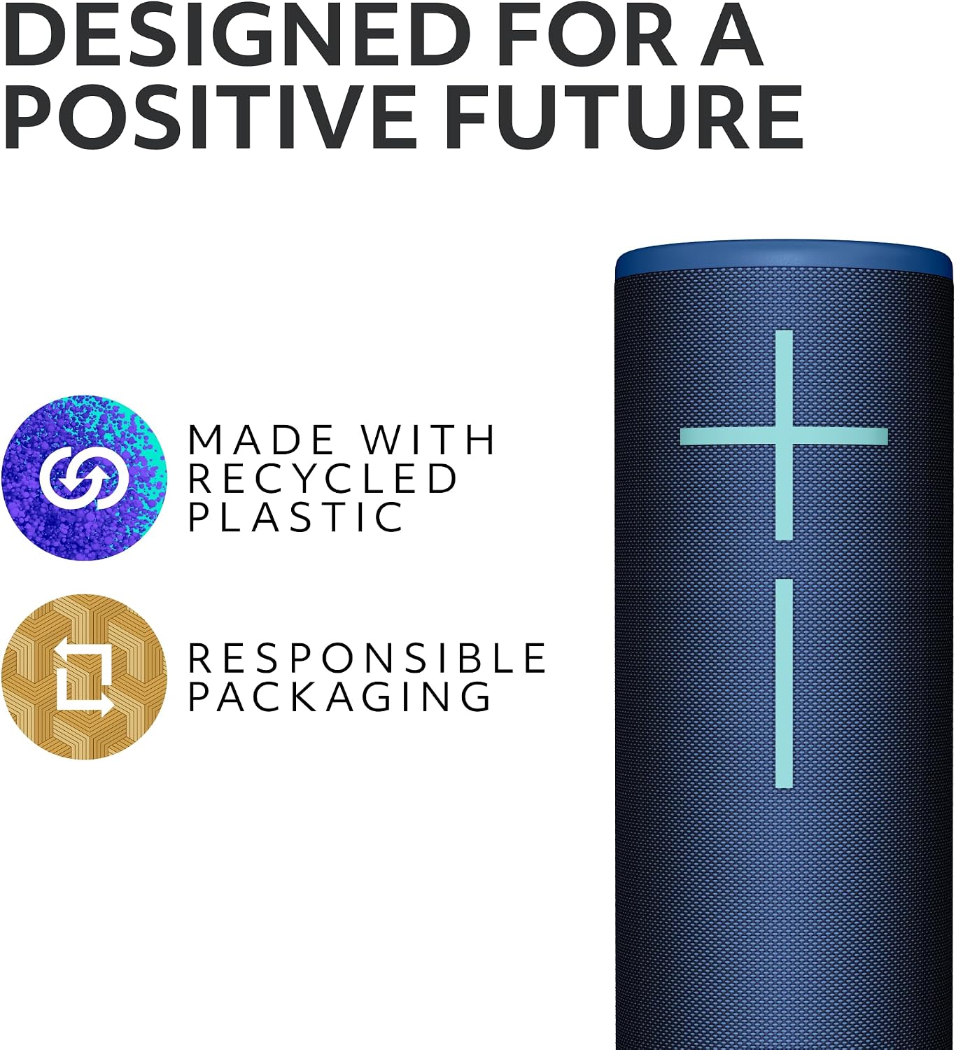 Ultimate Ears Boom 4 Portable Bluetooth Speaker, Waterproof - Blue | Balanced 360-degree sound, clear audio, deep bass, floating design, 15-hour battery life, 147ft (45m) wireless range