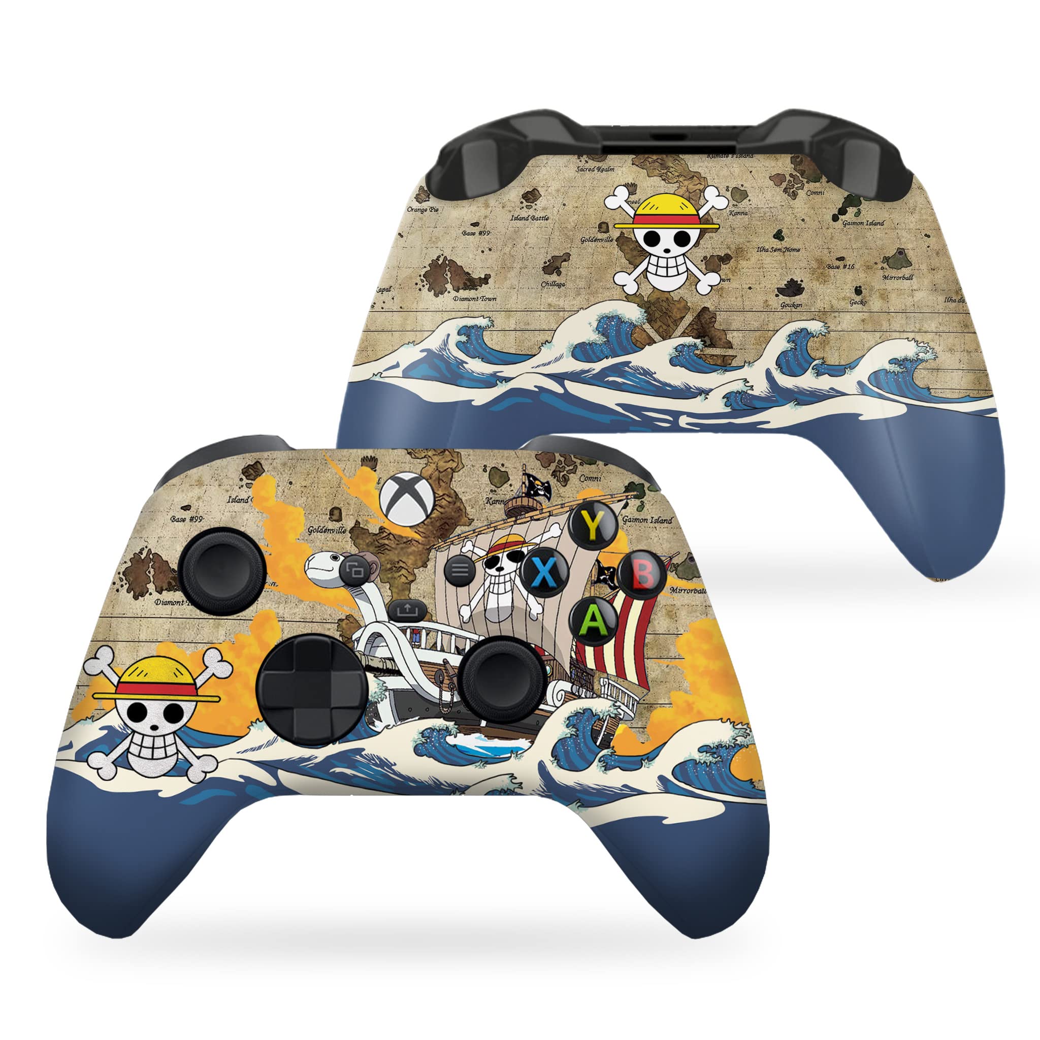 DreamController Go-Ku Custom X-box Controller Wireless compatible with X-box One/Series X/S Proudly Customized in USA with Permanent HYDRO-DIP Printing (NOT JUST A SKIN) - Flex Gamingproduct_type