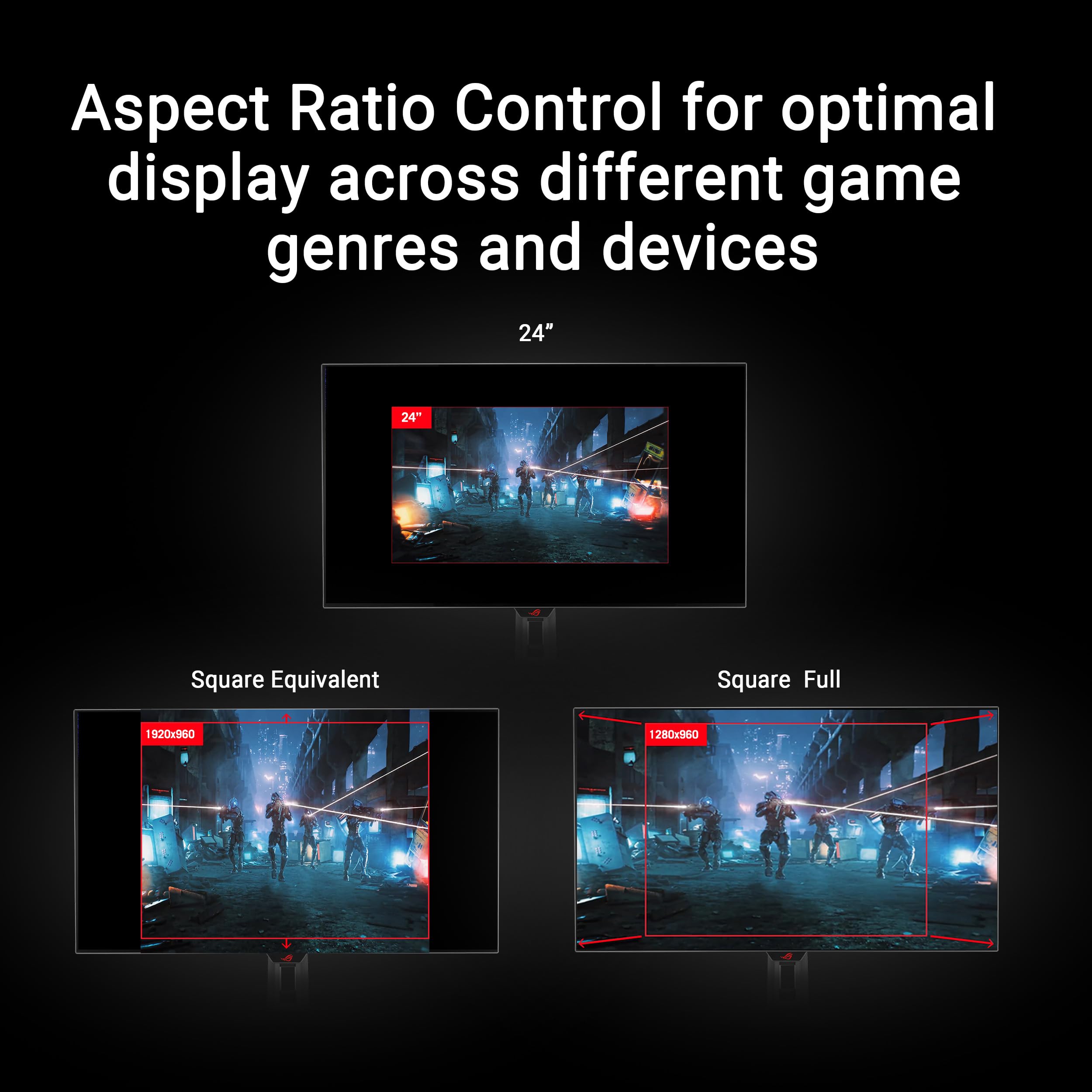 ASUS ROG Swift OLED Gaming Monitor – 4 Styles