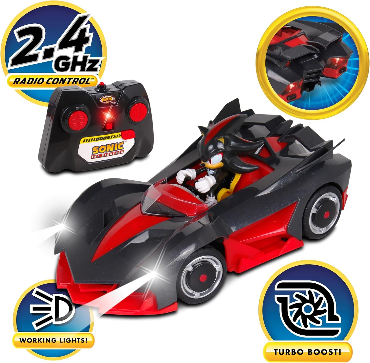 NKOK Sonic Racing CrossWorlds: Shadow The Hedgehog 2.4GHz RC