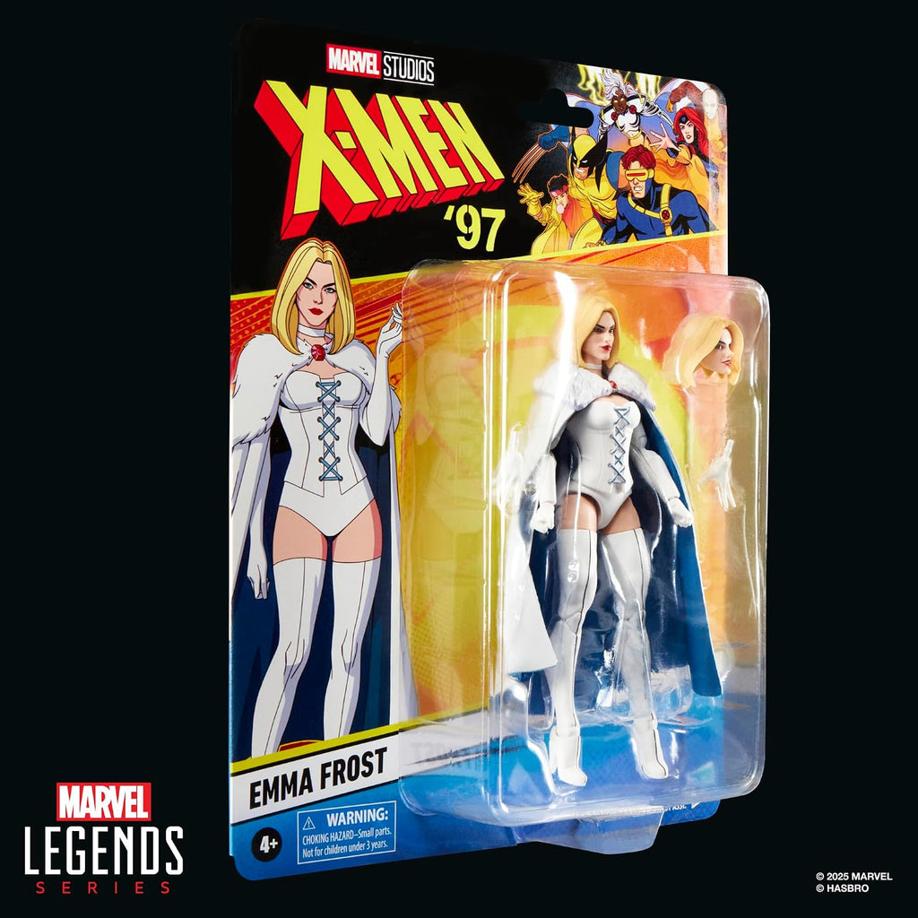 Marvel Legends Series Emma Frost, X-Men '97 Collectible 6-Inch Action Figure Toy | Marvel Legends X-Men '97 6 Inch Action Figure Wave 3 - Emma Frost