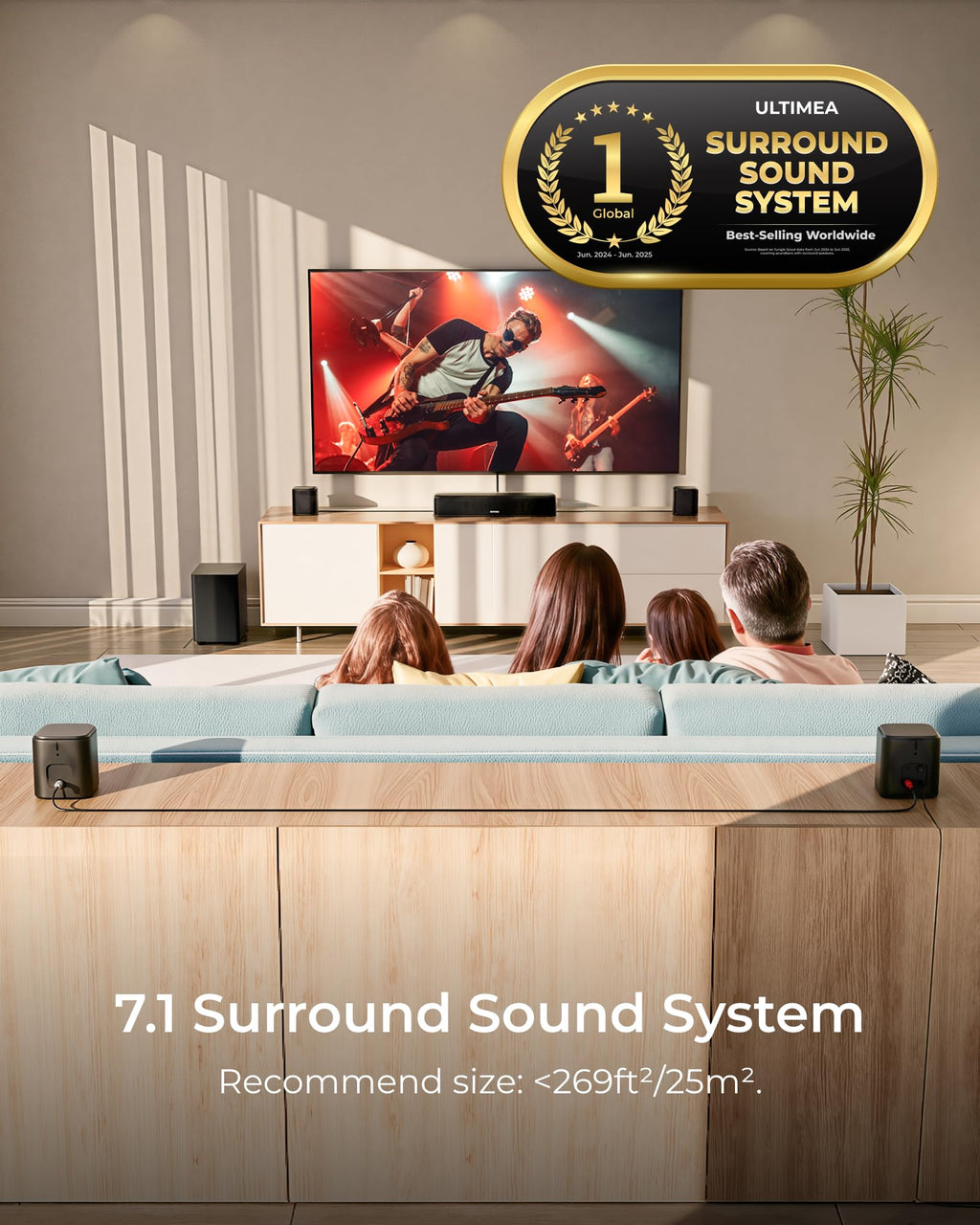 Ultimea Aura 7.1ch Dolby Atmos Surround Sound System – Aura A40, A40 Pro & A60 Pro