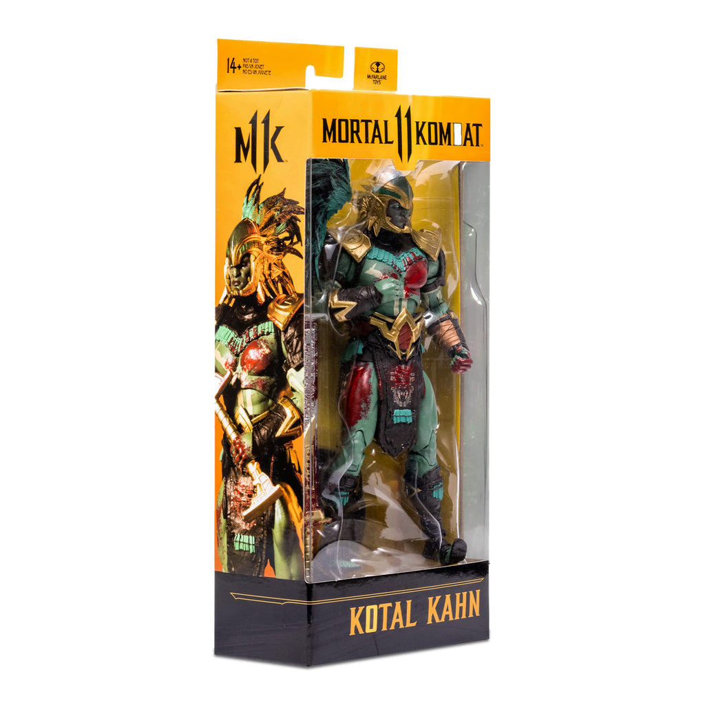 McFarlane Toys Mortal Kombat Kotal Kahn 7" Action Figure with Accessories | Mortal Kombat 7 Inch Action Figure Wave 7 - Kotal Kahn