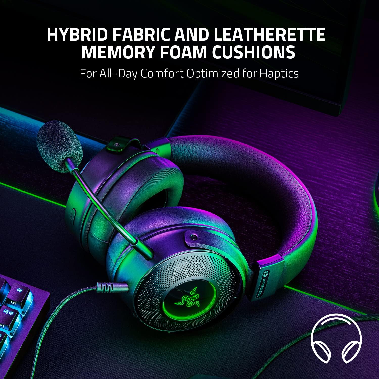 Razer Kraken V3 Gaming Headset – V3 X & V3 HyperSense