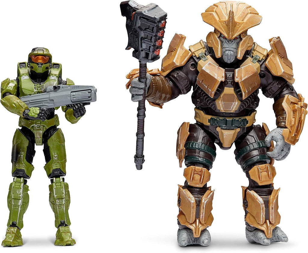 Halo 4" “World of Halo” Two Figure Pack – Master Chief vs. Brute Chieftain