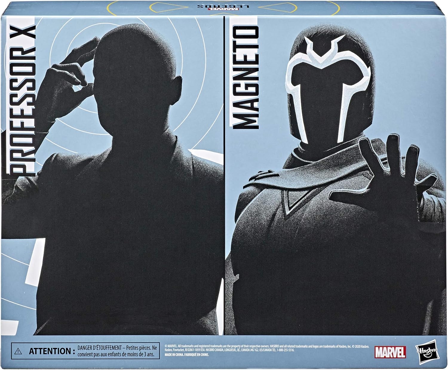 Hasbro Marvel Legends Series X-Men Magneto and Professor X 6-inch Collectible Action Figures Toys, Ages 14 and Up | Marvel Legends X-Men Movie 6 Inch Action Figure 2-Pack - Magneto and Professor X