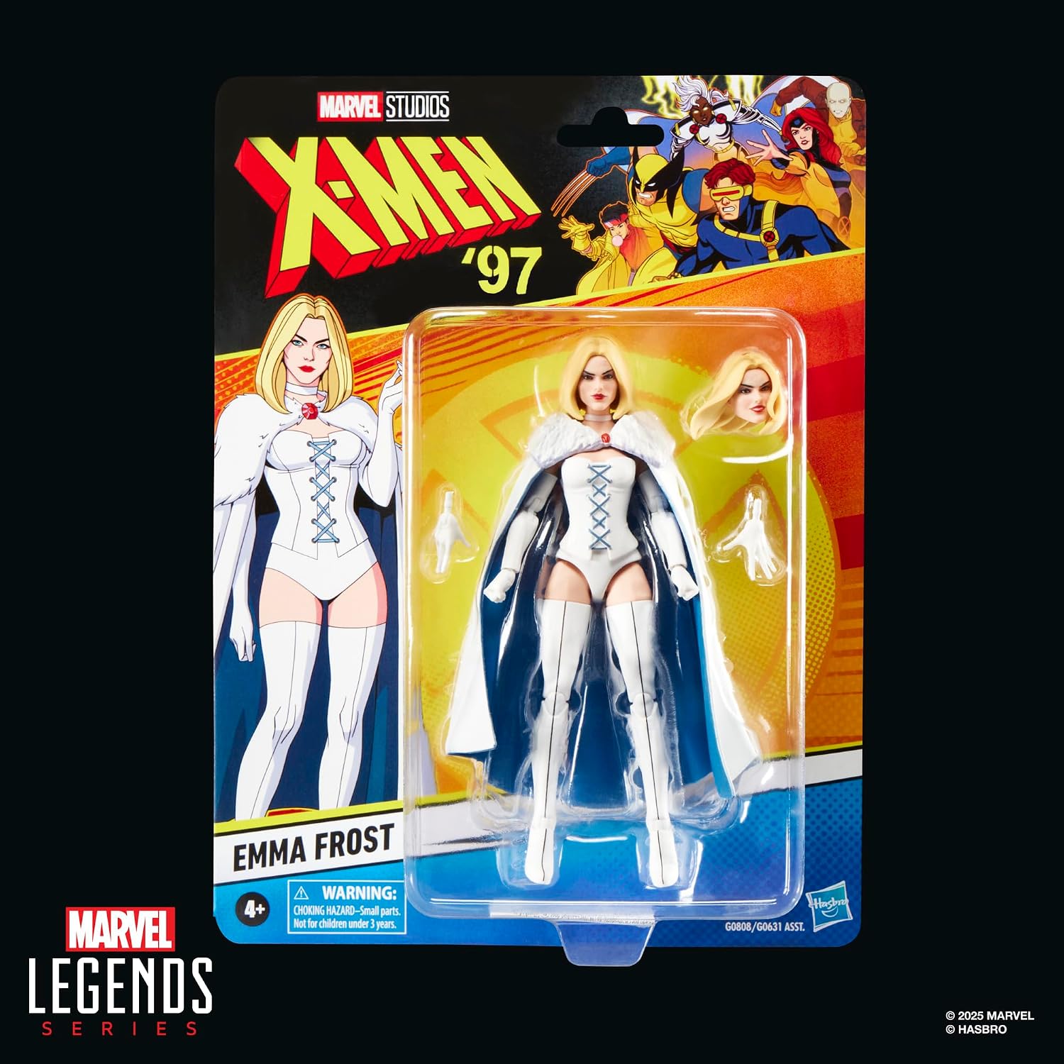 Marvel Legends Series Emma Frost, X-Men '97 Collectible 6-Inch Action Figure Toy | Marvel Legends X-Men '97 6 Inch Action Figure Wave 3 - Emma Frost
