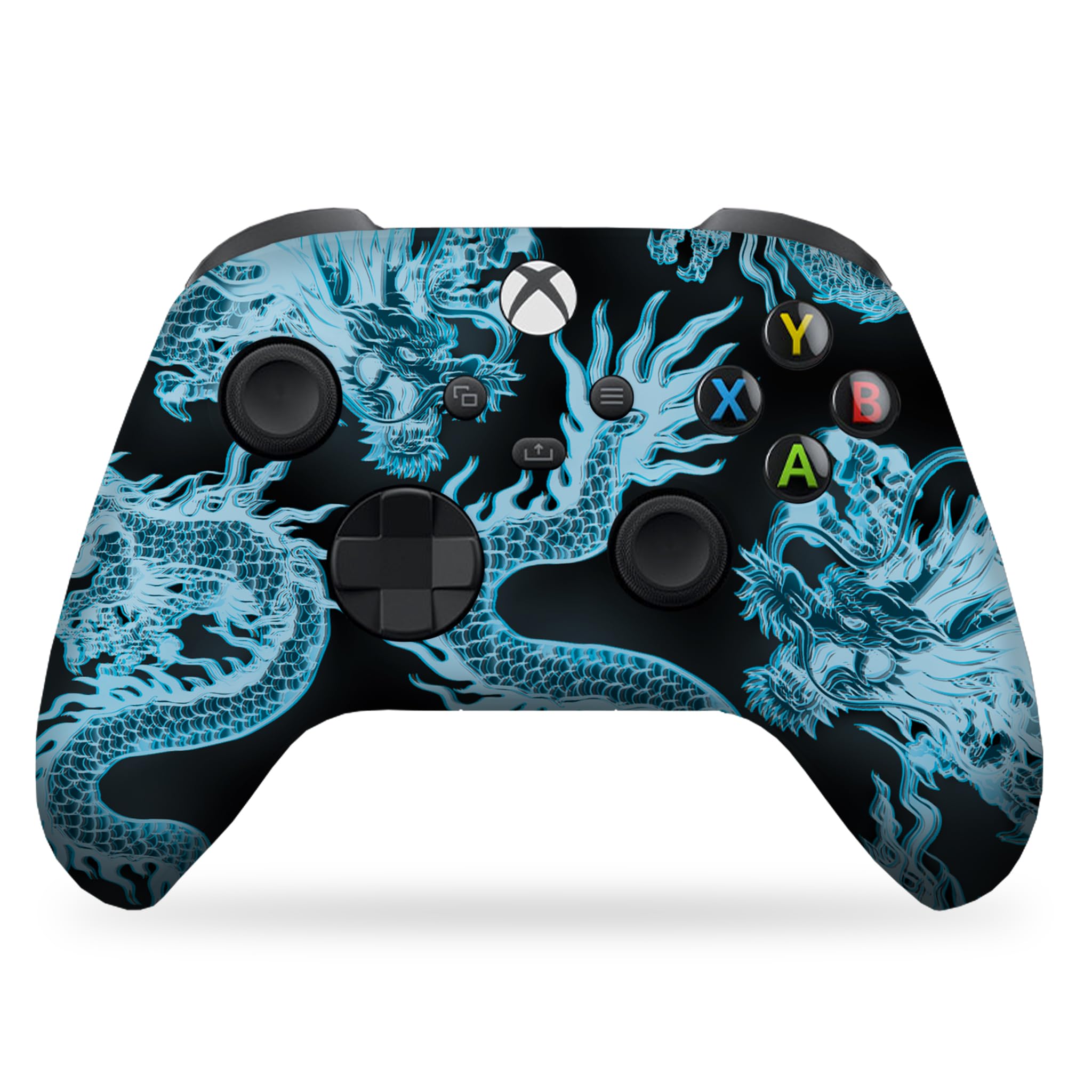 DreamController Go-Ku Custom X-box Controller Wireless compatible with X-box One/Series X/S Proudly Customized in USA with Permanent HYDRO-DIP Printing (NOT JUST A SKIN) - Flex Gamingproduct_type
