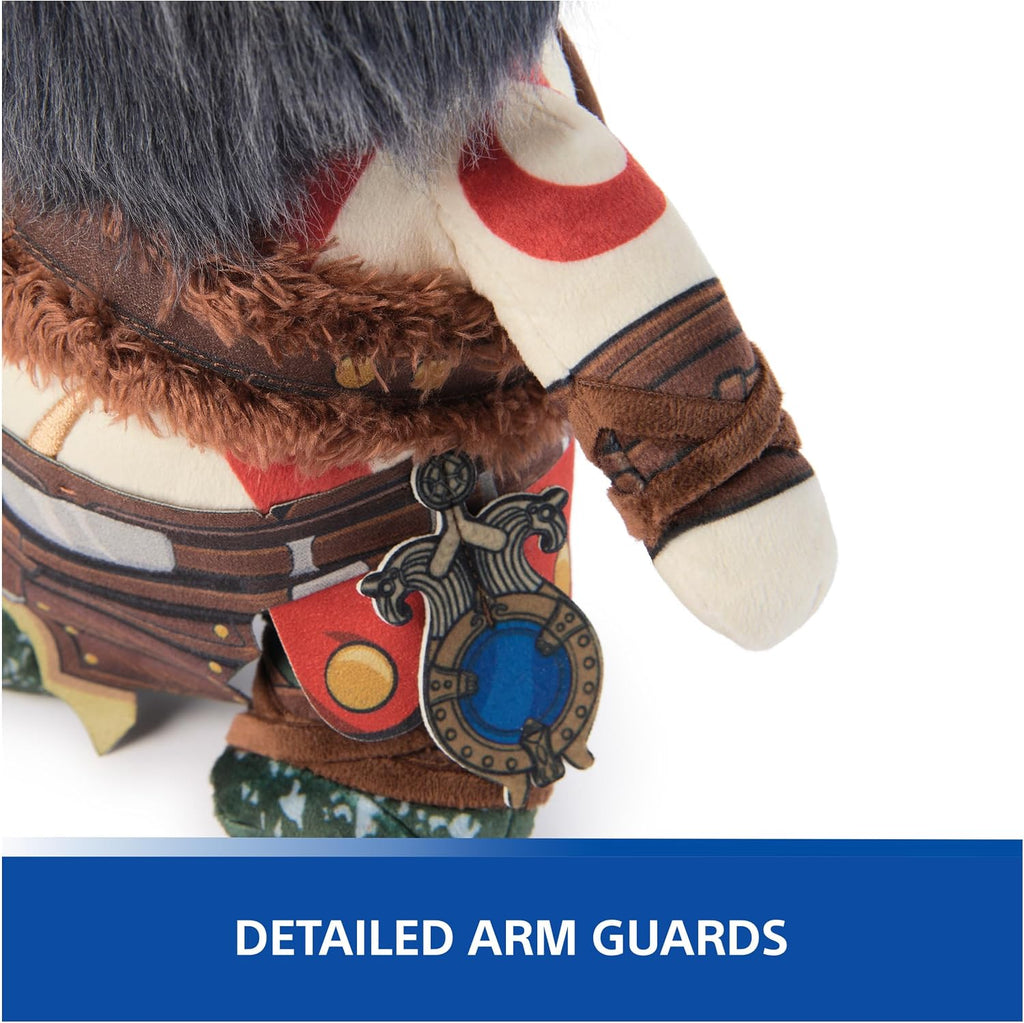 PlayStation God of War Ragnarök Kratos 10-Inch Collector Plush | Premium Collector Plush, Captures Kratos in Cuddly Form, Iconic Red Tattoos, Must-Have Shelf Accessory for PS5 Gamers