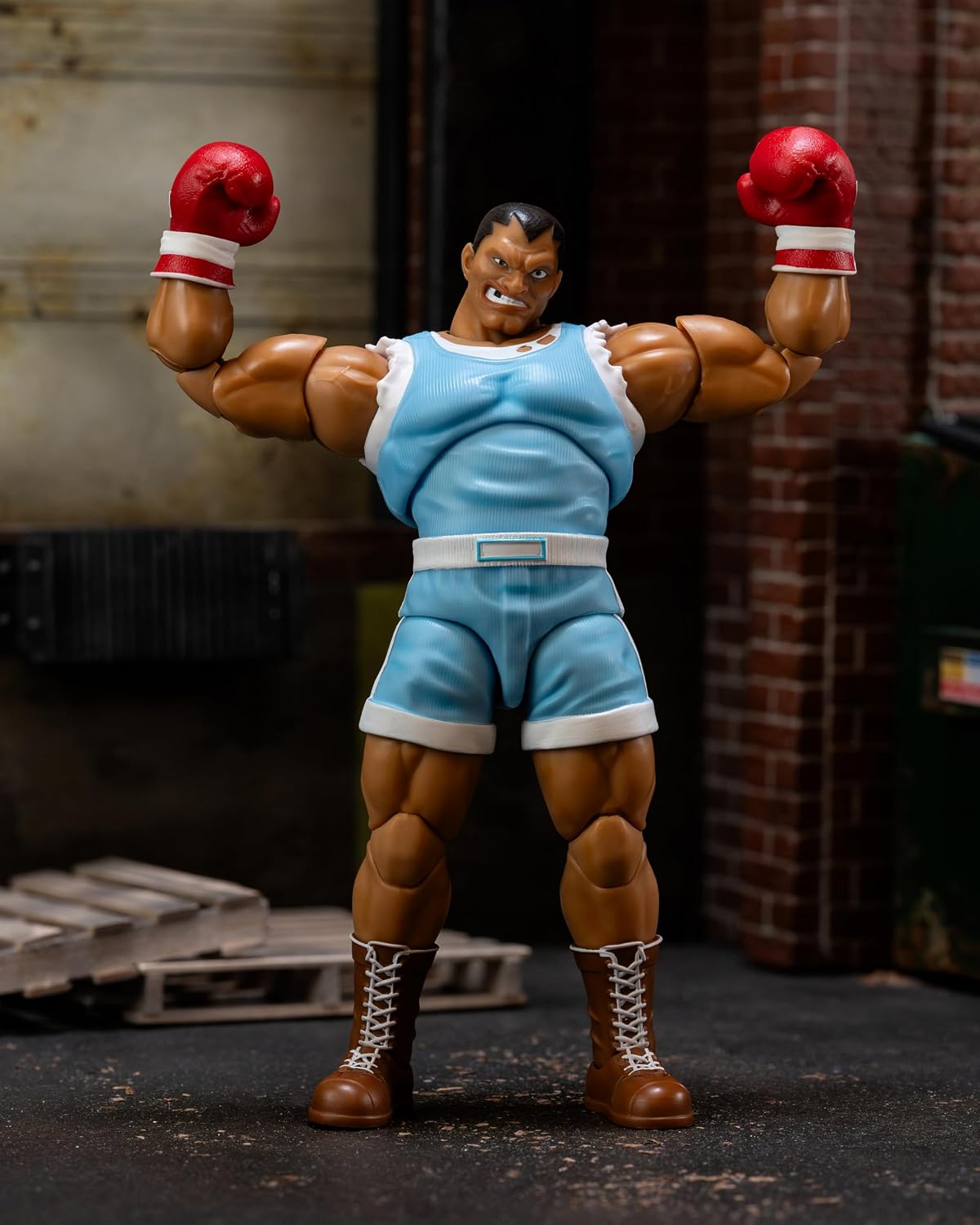 Jada Toys Street Fighter II Balrog Action Figure 1:12 Deluxe Scale 6" Tall, Fully Articulated, Collector Packaging | Street Fighter 2 The Final Challengers 6 Inch Action Figure Deluxe - Balrog