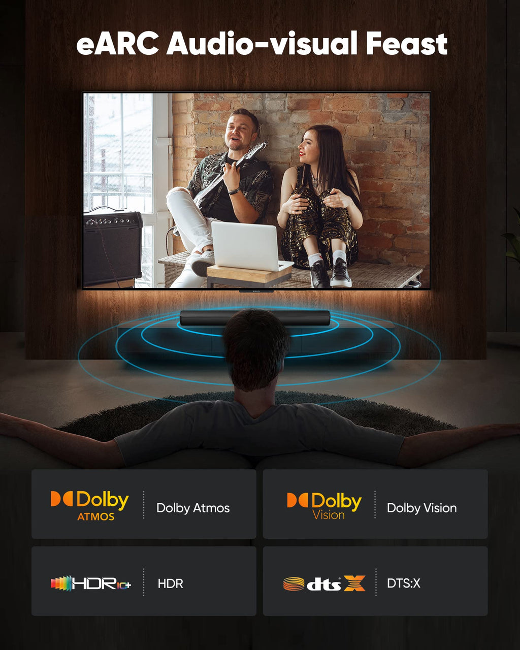 Highwings 8K 10K 4K HDMI Cable 48Gbps 6.6FT/2M, Certified Ultra High Speed 2.1 HDMI Cable Braided Cord-4K@120Hz 8K@60Hz, DTS:X, HDCP 2.2 & 2.3, HDR 10 Compatible with DVD Player/PS5/HDTV/Blu-ray - Flex Gamingproduct_type