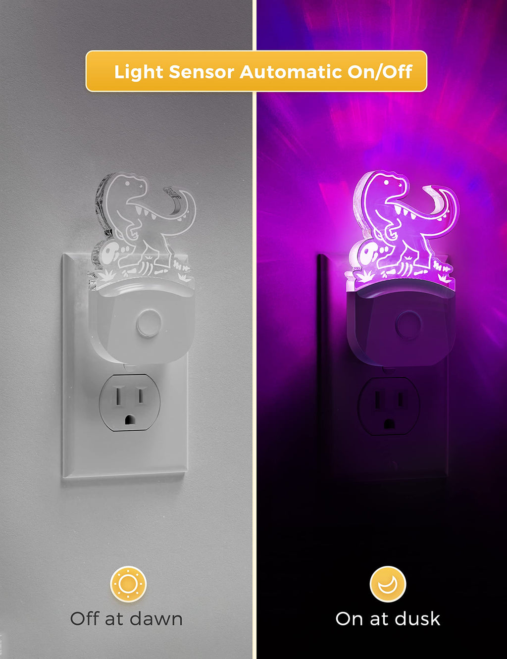 L LOHAS LED Plug-In Night Light – 11 Designs & 2 Sizes