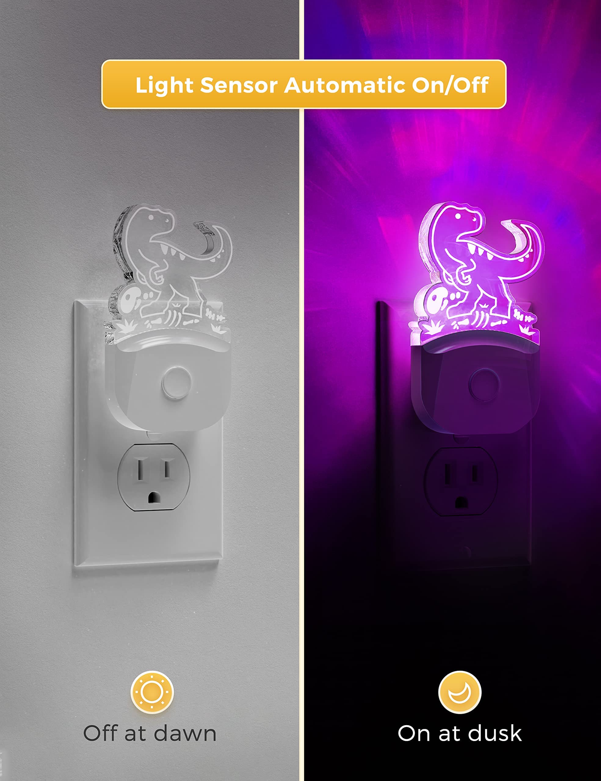 L LOHAS LED Plug-In Night Light – 11 Designs & 2 Sizes