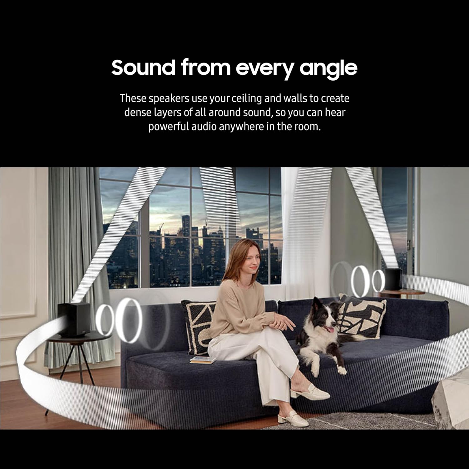 Samsung Q990D 11.1.4ch Wireless Dolby Atmos Soundbar with Rear Speakers