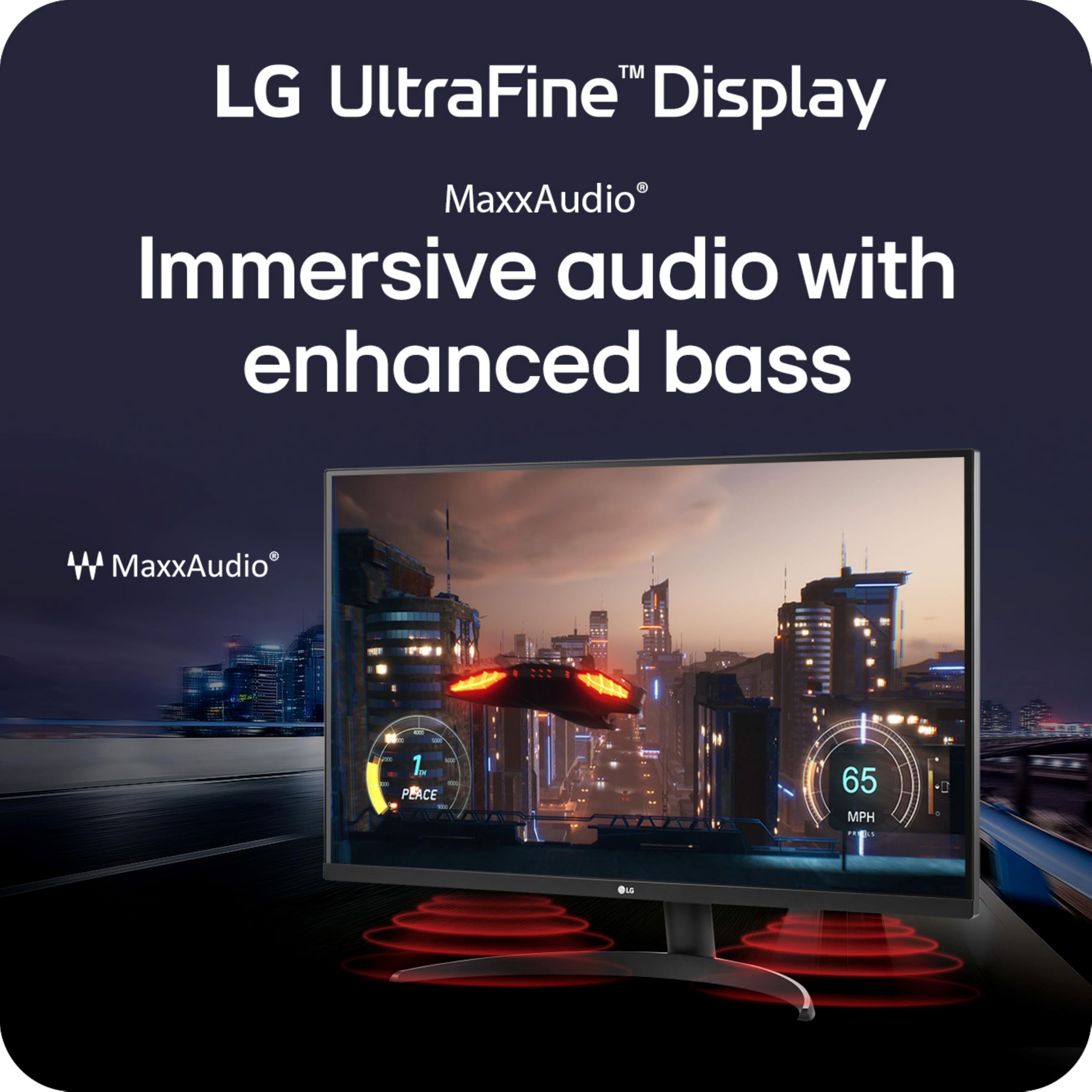 LG 32UR500K-B Ultrafine 32-inch 4K UHD (3840x2160) Computer Monitor HDR10 Built-in Speaker x2 OnScreen Control Reader Mode Flicker Safe Borderless Design HDMIx2 DisplayPort Black - Flex Gamingproduct_type