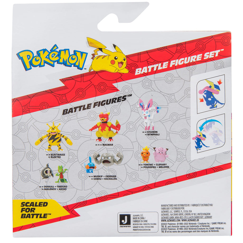 Pokémon Fire and Water Battle Pack - Includes 4.5 Inch Flame Action Charizard and 2" Squirtle Action Figures - Amazon Exclsuive