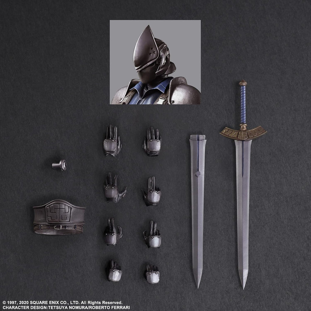 Square Enix Final Fantasy VII Remake - Roche & Moto - Play Arts Kai Fig. et Véhi.
