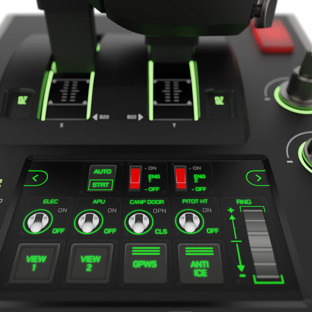 Turtle Beach VelocityOne Flight Universal Control System - Xbox Series X & Xbox Series S, Xbox One & Windows 10 & 11 PCs with Yoke Handle, Throttle Quadrant, Trim Wheel & Rudder Controls | Xbox Series X|S, Xbox One, Windows PC, Complete Controls, Yoke Han - Flex Gamingproduct_type