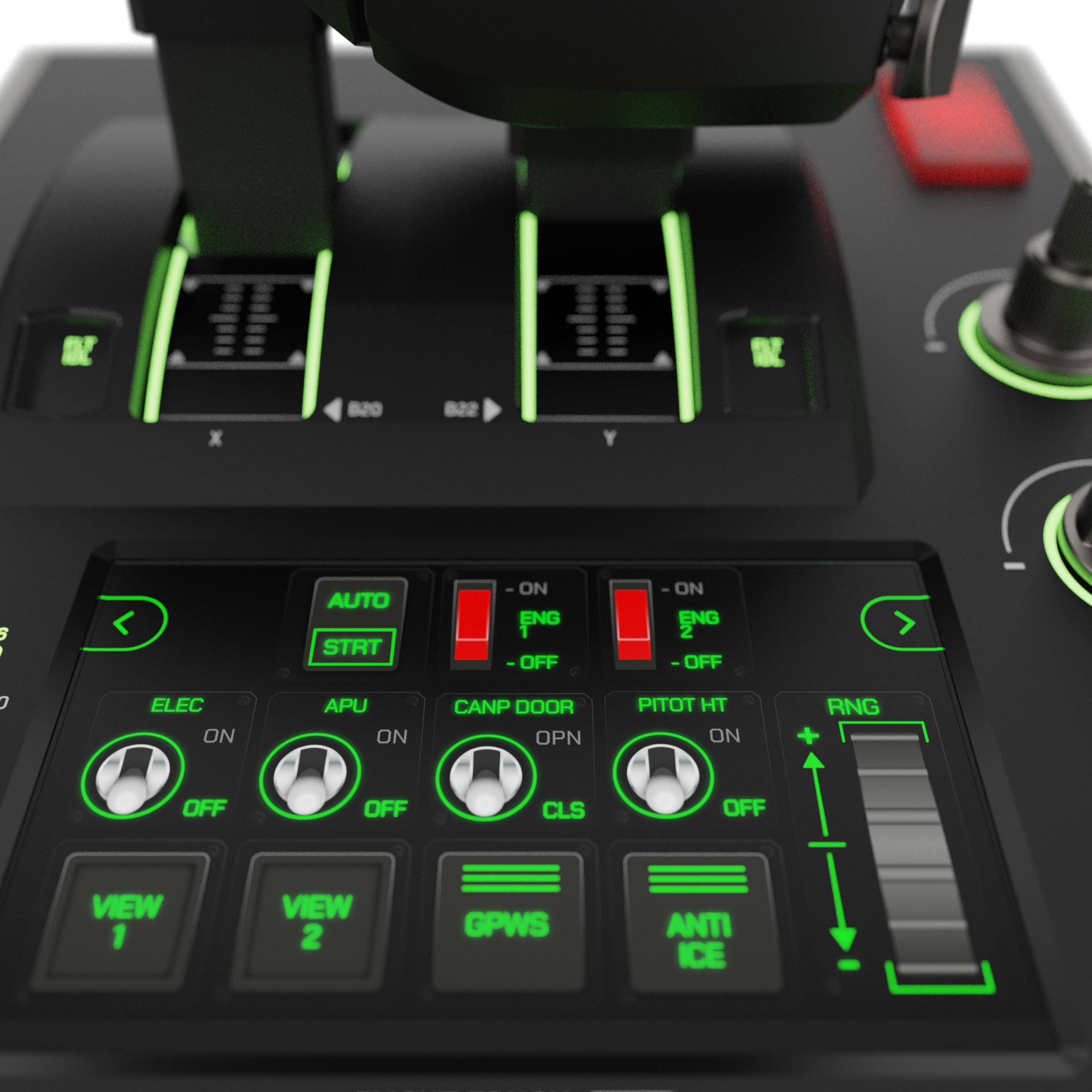 Turtle Beach VelocityOne Flight Universal Control System - Xbox Series X & Xbox Series S, Xbox One & Windows 10 & 11 PCs with Yoke Handle, Throttle Quadrant, Trim Wheel & Rudder Controls | Xbox Series X|S, Xbox One, Windows PC, Complete Controls, Yoke Han - Flex Gamingproduct_type