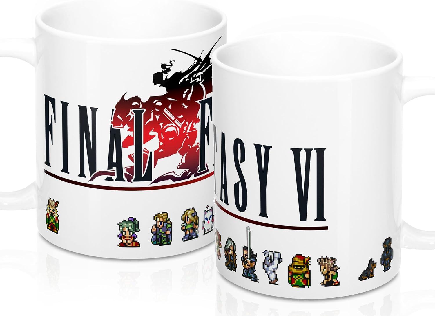 Elevate Your Morning with the Final Fantasy 6 Mug - Perfect for Fans of FF6 & FFVI - Flex Gamingproduct_type