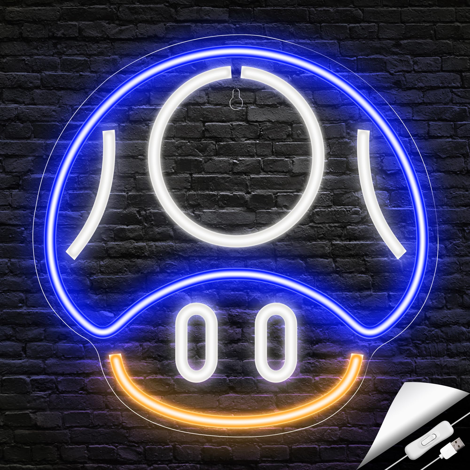 Kavaas Gamer Neon Sign, UV Printed Gaming Neon Sign for Gamer Room Decor - LED Video Game Neon Lights for Bedroom Boys, Gaming Wall decor - Best Gamer Gifts for Teenage Boys, Christmas - Flex Gamingproduct_type