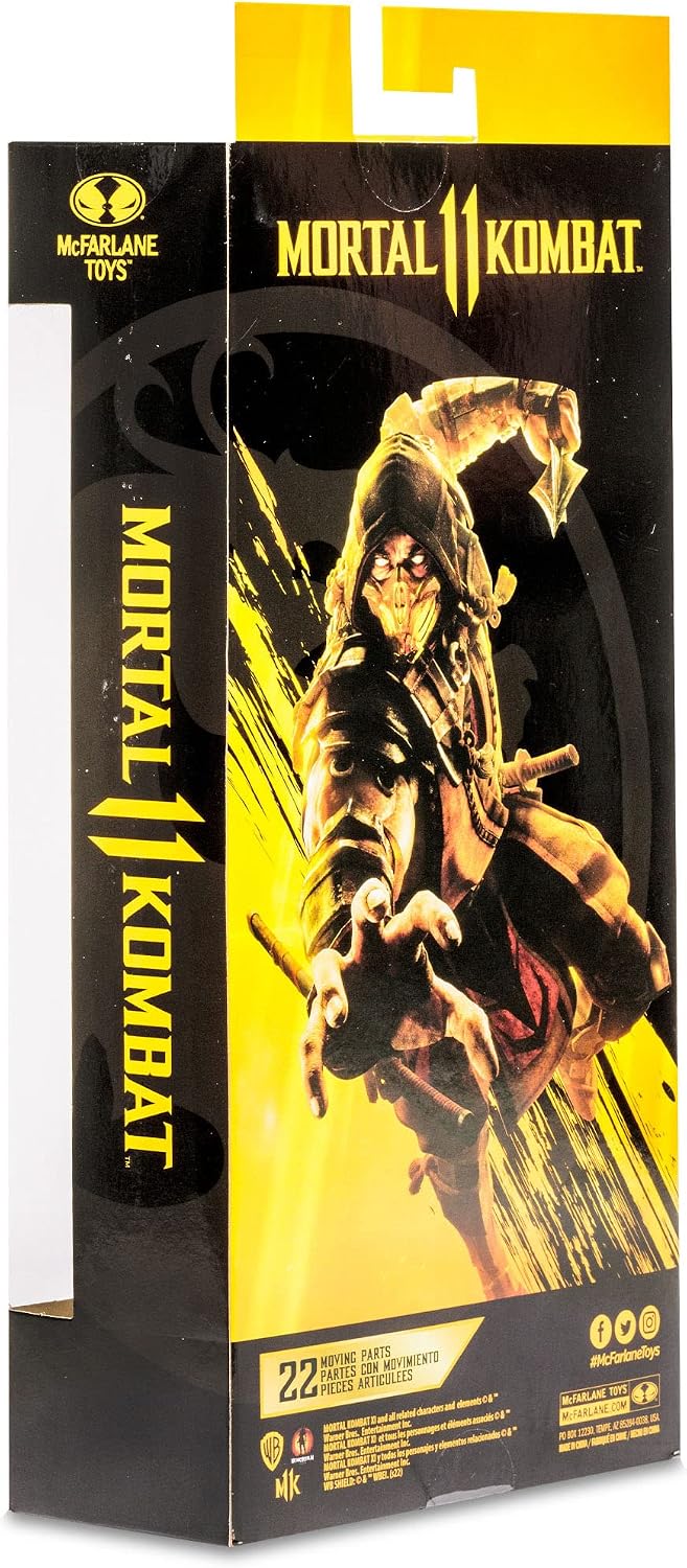 McFarlane Toys - Mortal Kombat 7IN Figures WV10 - KABAL (Rapid RED) | Mortal Kombat 7 Inch Action Figure Wave 10 - Kabal Rapid Red