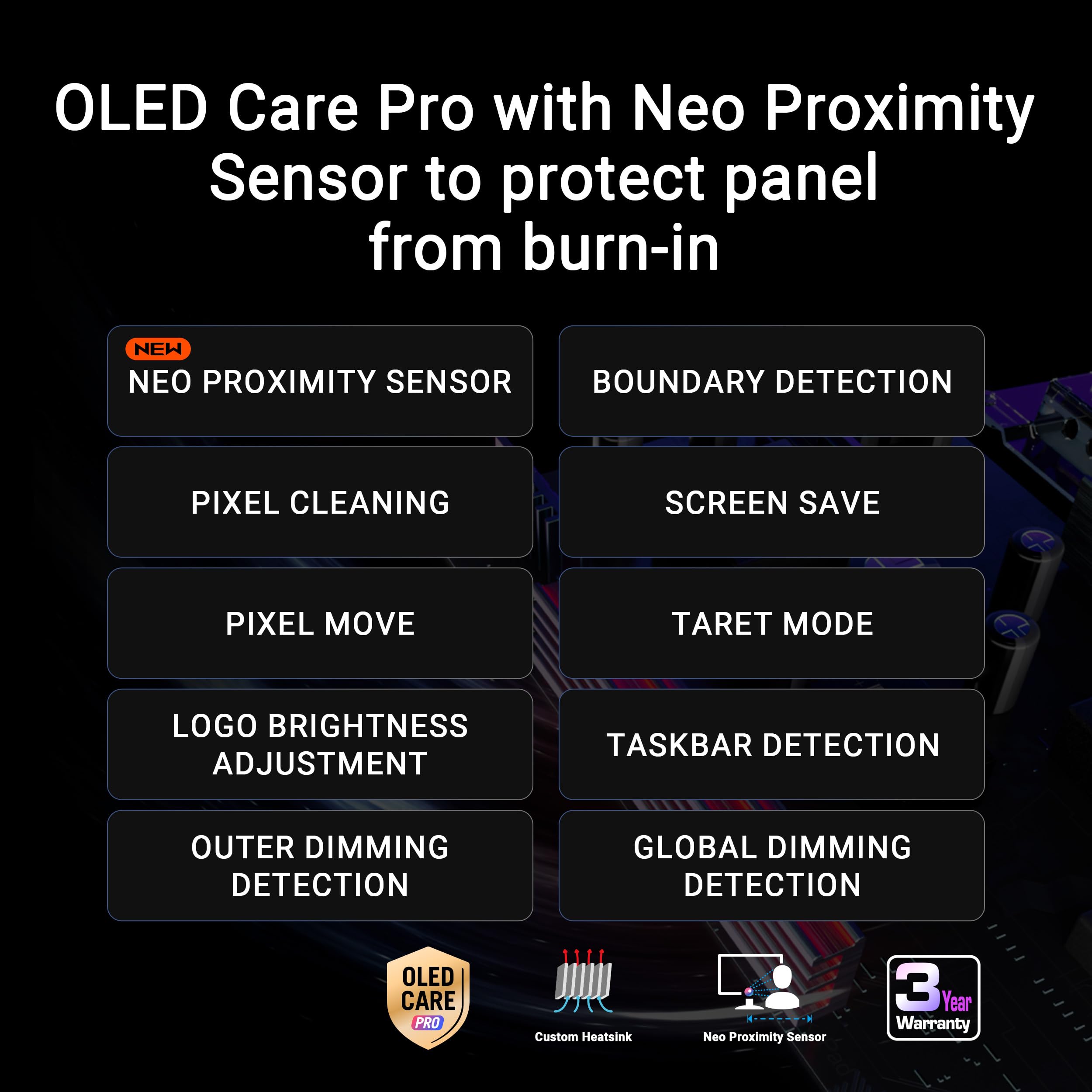 ASUS ROG Strix OLED Gaming Monitor – 5 Styles