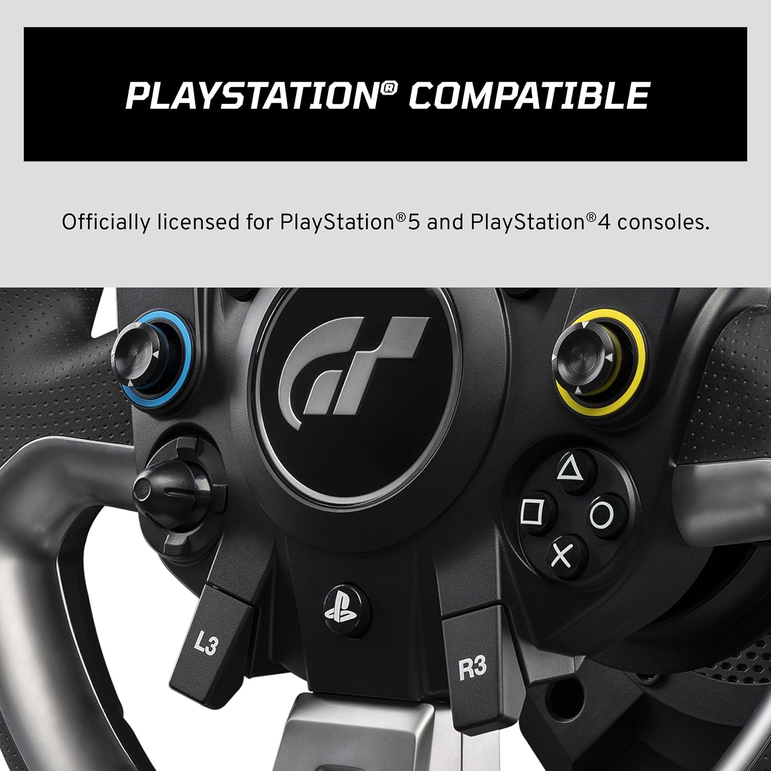 Fanatec Officially Licensed Gran Turismo DD Pro PlayStation Sim Racing Steering Wheel, Base and Pedals – Polyphony Digital Wheel, 5 Nm FluxBarrier Direct Drive, 2-Pedal Set for PC, PS5, PS4 - Flex Gamingproduct_type