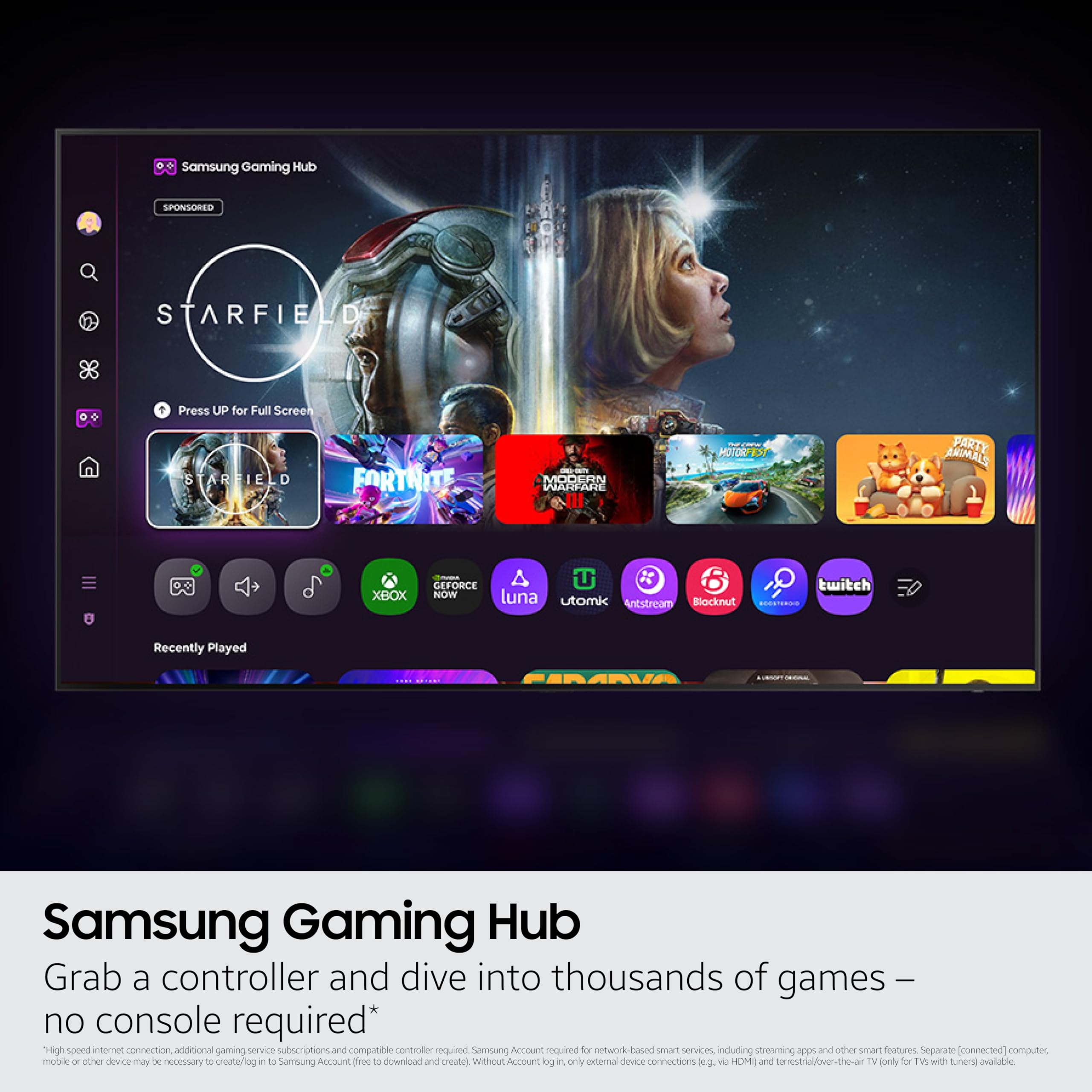 Samsung QLED Q7F & Q6F Series 4K Smart TV – 2 Styles & 7 Sizes