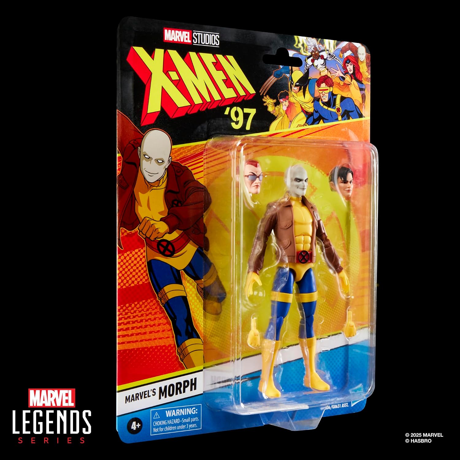 Marvel Legends Series Marvel's Morph, X-Men '97 Collectible 6-Inch Action Figure Toy | 6-Inch Collectible, 20 Plus Points Articulation, X-Men '97 Likeness, Includes 4 Accessories, Alternate Hands