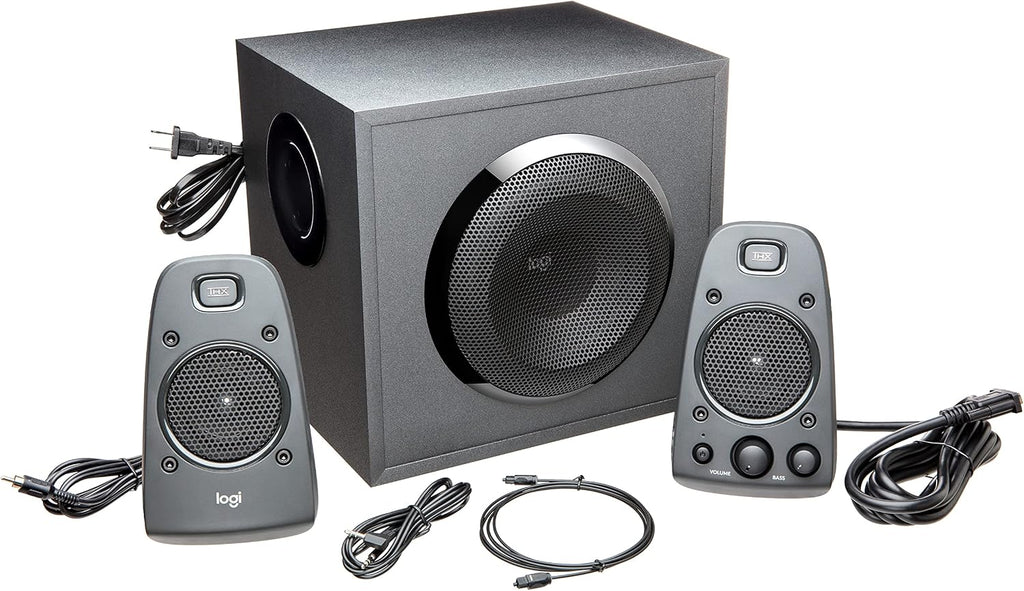 Logitech Z625 Powerful THX® Certified 2.1 Speaker System with Optical Input
